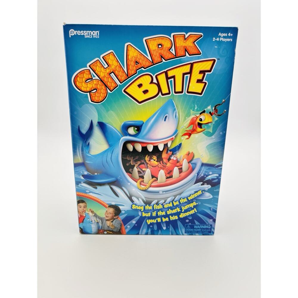 Pressman Toys Shark Bite Game 2-4 Players Age 4 & Up Brand New